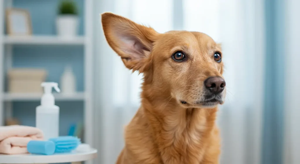 강아지 외이도염